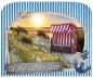 Preview: 0620 - 3D Grußkarte Küste Strandkorb