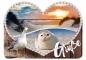 Preview: 25033020 - Formpostkarte Herz "Strand Grüße"