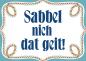 Preview: 51090112 - Platzdeckchen „Sabbel nich...“