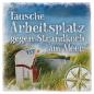 Preview: 600038 - Untersetzer Marmor "Tausche Arbeitsplatz..."