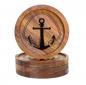 Preview: 610001 - Untersetzer Holz rund "Anker"
