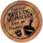 Preview: 610004 - Untersetzer Holz rund "Nich lang schnacken..."