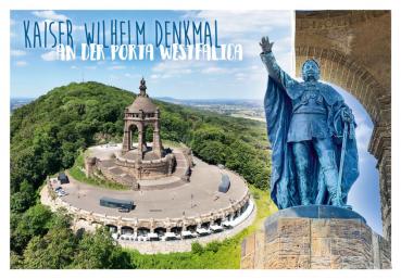 20033569 - Editionspostkarte Nordsee „Porta Westfalica-Kaiser Wilhelm"