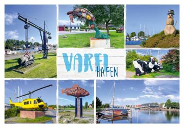 20033575 - Editionspostkarte Nordsee „Varel Hafen" Vielmotiv