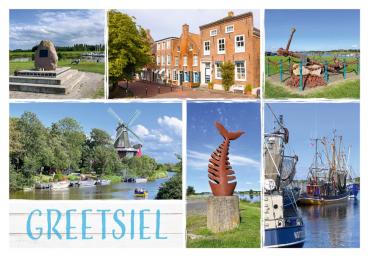 20033583 - Editionspostkarte Nordsee „Greetsiel" Vielmotiv