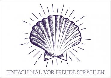25026015 - Postkarte Küsten Gesabbel „...vor Freude strahlen“