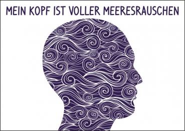 25026033 - Postkarte Küsten Gesabbel „... voller Meeresrauschen“
