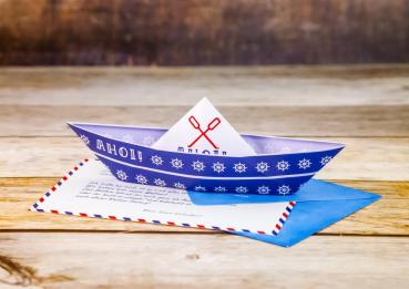 30020002 - Papierboot "Ahoi"