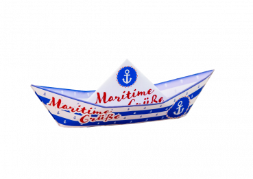 30020004 - Papierboot "Maritime Grüße"
