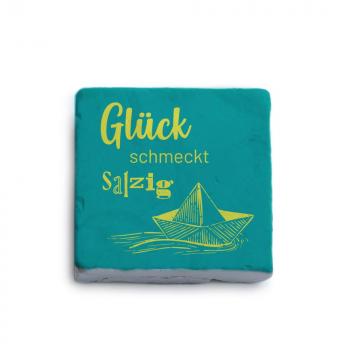 51058010 - Marmormagnet "Glück schmeckt salzig"