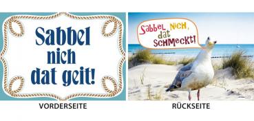 51090112 - Platzdeckchen „Sabbel nich...“