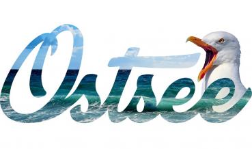 622019 - Küstenschild Schriftzug "Ostsee"