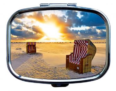 71001011 - Pillendose Strandkorb