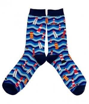 71013001 - Socken Küste "Leuchttürme" Gr 36-40