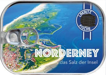 72008600 - Lakritzfische in Dose "Norderney Luftaufnahme"