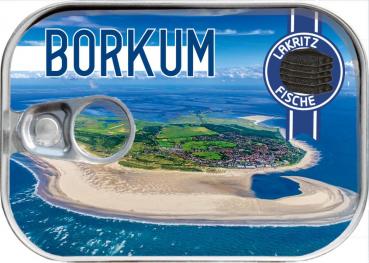 72008602 - Lakritzfische in Dose "Borkum Luftaufnahme"
