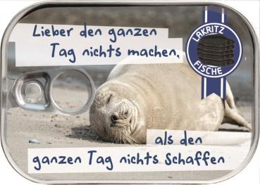 72008606 - Lakritzfische in Dose "Den ganzen Tag nichts machen"