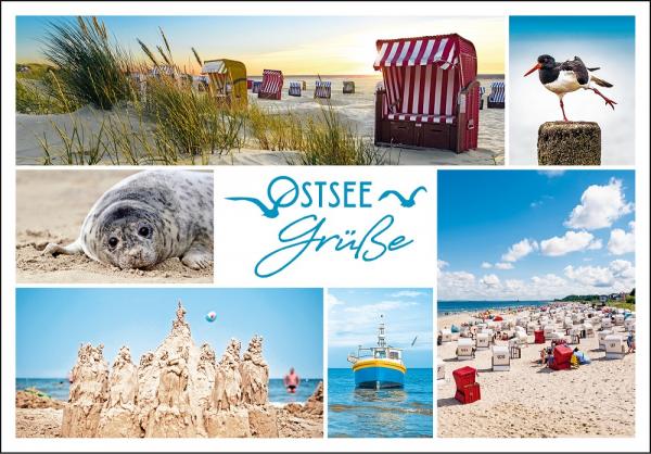 25011001 - Editions - PK "Ostsee Grüße" Vielmotive
