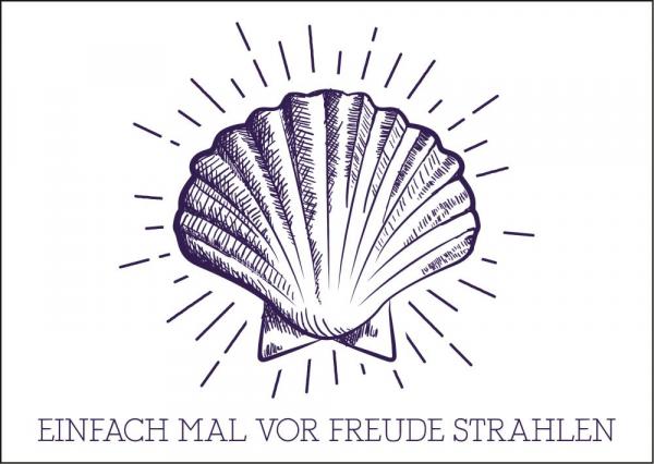 25026015 - Postkarte Küsten Gesabbel „...vor Freude strahlen“