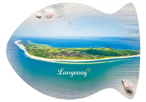 25031501 - Formpostkarte Fisch Langeoog