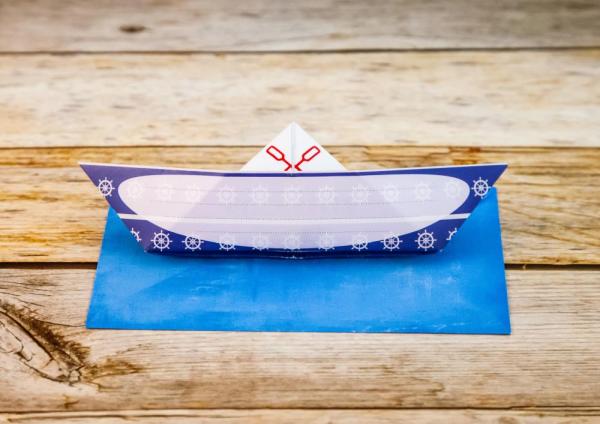 30020002 - Papierboot "Ahoi"