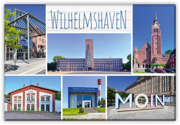 51055132 - Magnet Standard matt - "Wilhelmshaven" Vielmotiv