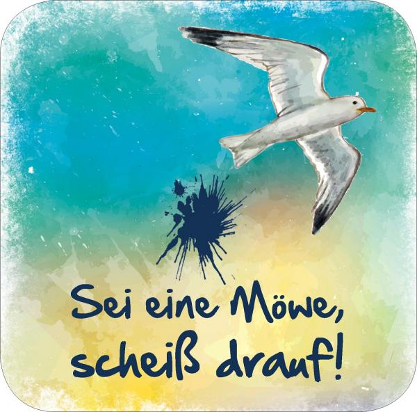 60003002 - 3  Küstenschilder Ostsee, Moin, Scheiß drauf...