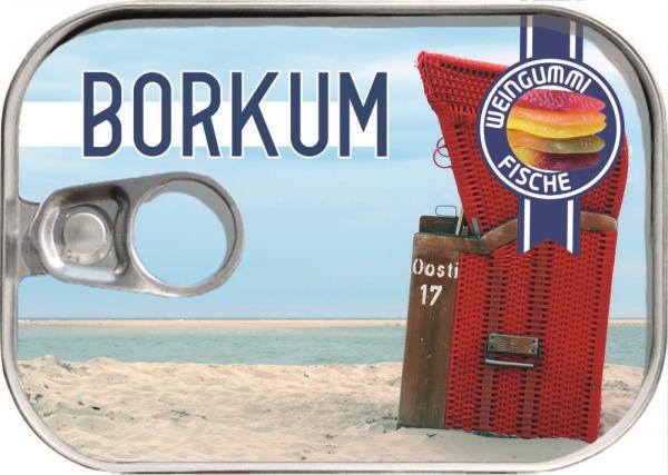 72008021 - Weingummifische in Dose "Borkum"