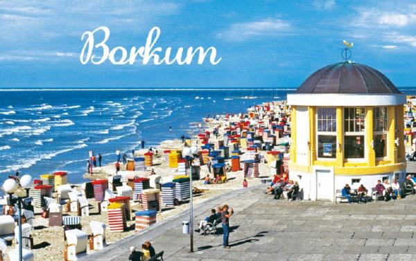 KLM1561 - KLM Acrylglasmagnet Borkum