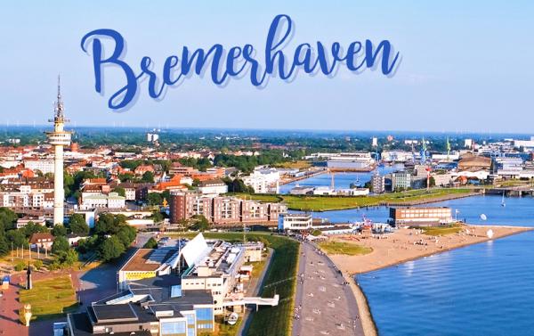 KLM1791 - KLM Acrylglasmagnet Bremerhaven