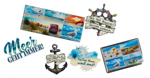 KLM1764 - KLM Acrylglasmagnet „Komm wir fahren...“